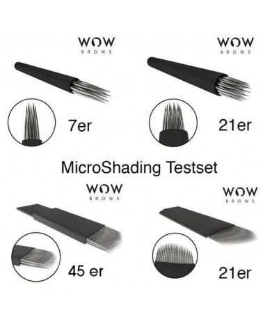 MicroShading Blade Testset für Powderbrows, Instabrows, Lippen und Eyeliner