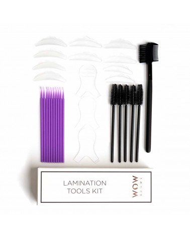 Lash/Brow Lifting Tools Kit von WOWbrows Inhaltsansicht und Verpackung
