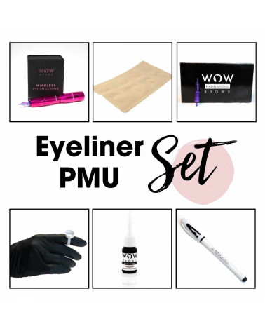 PMU Einsteigerset für Eyeliner mit Permanent Make Up Maschine